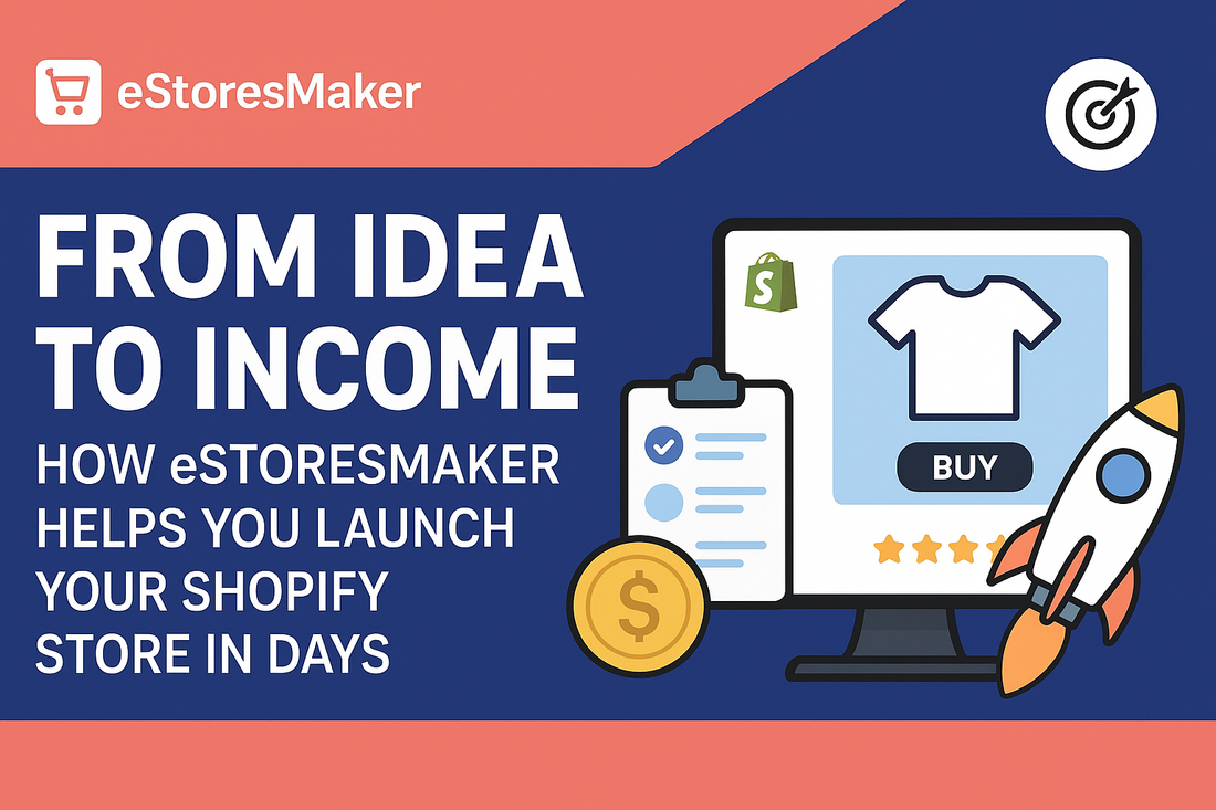 From Idea to Income: How eStoresMaker Helps You Launch Your Shopify Store in Days