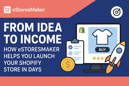 From Idea to Income: How eStoresMaker Helps You Launch Your Shopify Store in Days