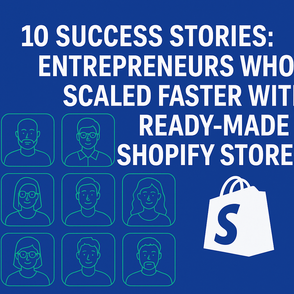 10 Success Stories: Entrepreneurs Who Scaled Faster with Ready-Made Shopify Stores