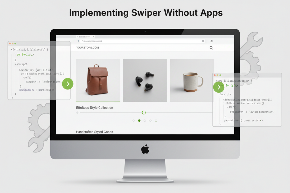 ⚙️ How to Add a Swiper Slider in Shopify Without Apps