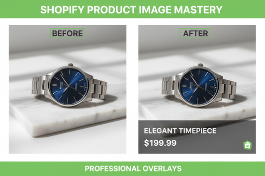 How to Add Product Title and Price as an Overlay on Product Images (Shopify Tutorial)