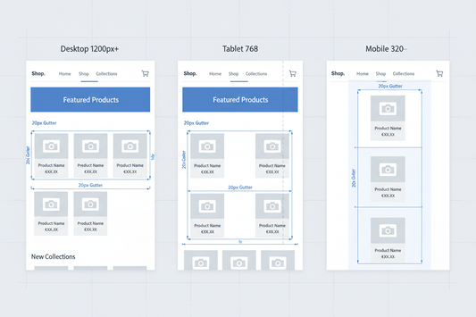 How to Create a Responsive Grid Layout for Featured Collections / Products