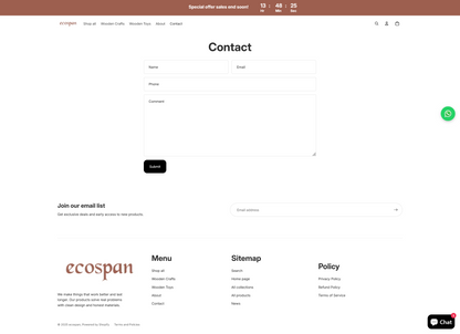 Ecospan brand new Shopify Store – Ready to Launch!