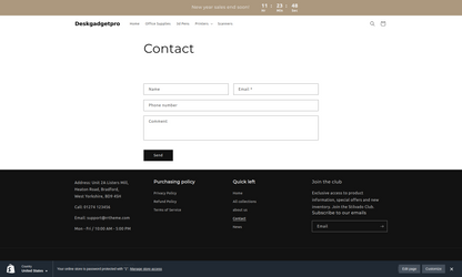 Deskgadgetpro - Electric Gadget shopify dropship store - single product  - Ready to launch!