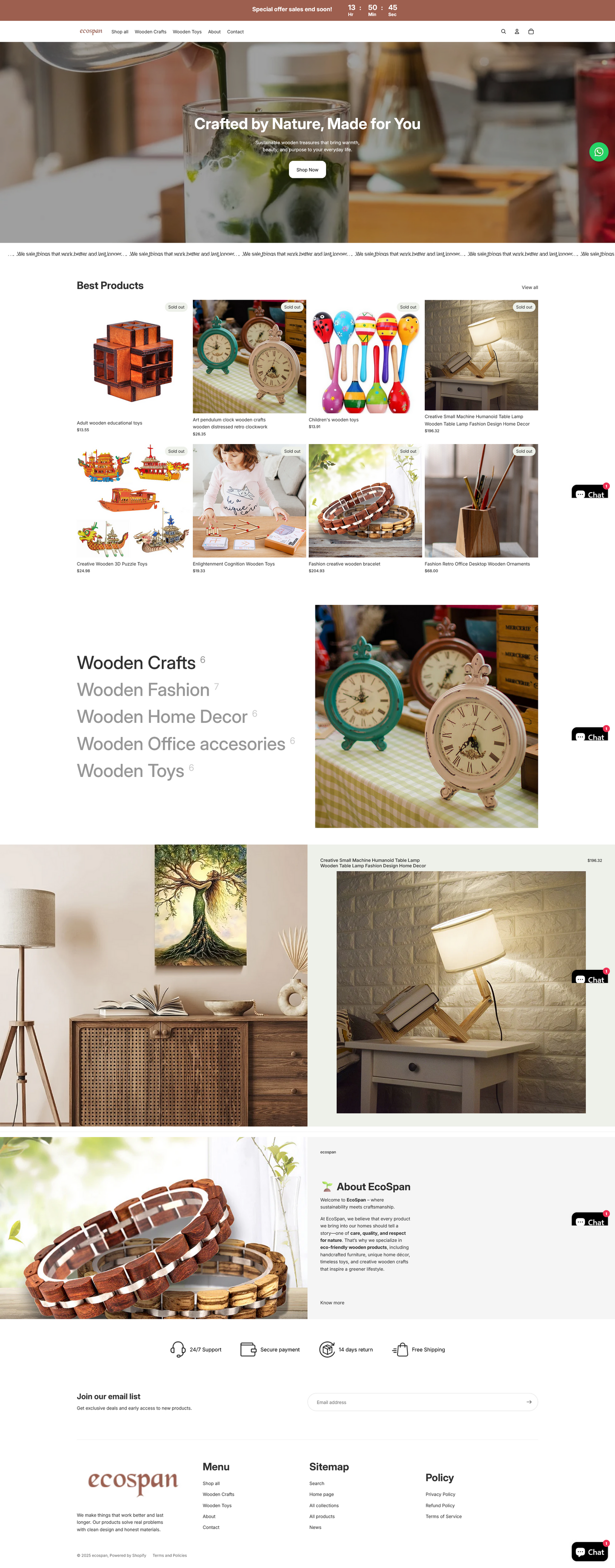 Ecospan brand new Shopify Store – Ready to Launch!