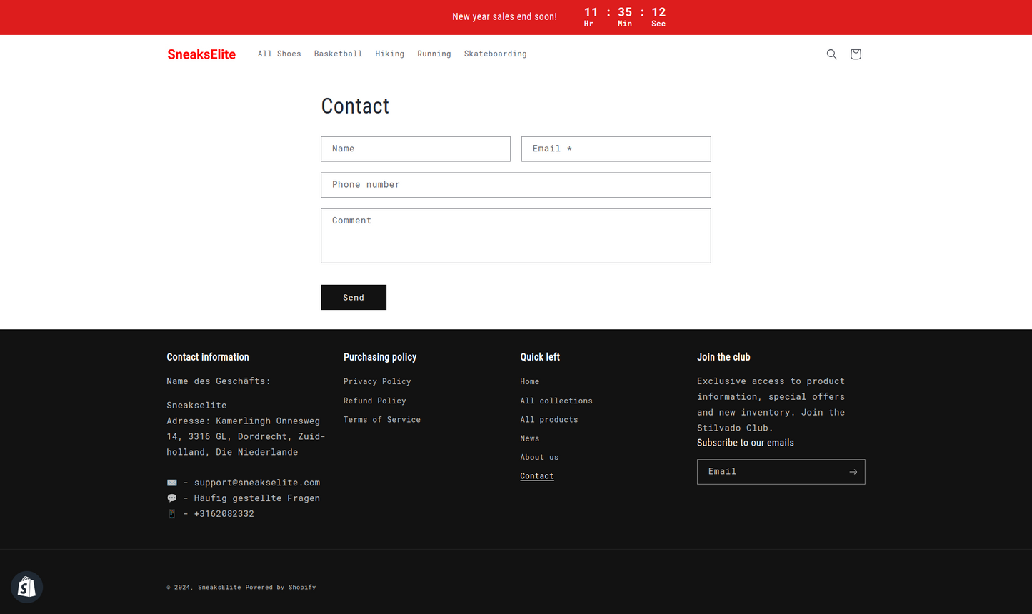SneaksElite - sneaker dropship store Single product - Ready to launch!