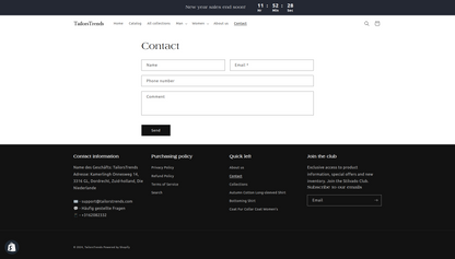 Tailorstrends clothing dropship store - Ready to launch!